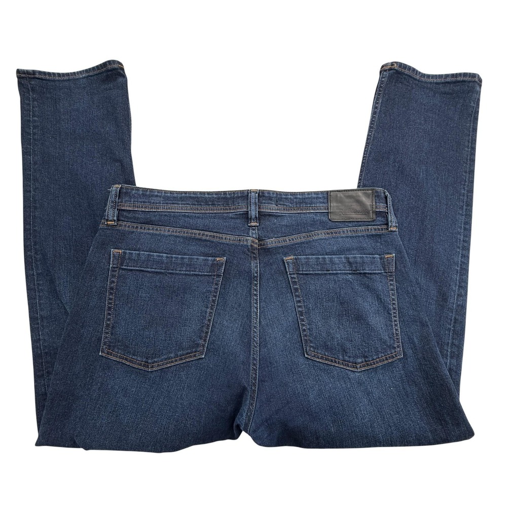 Revtown Sharp Jeans Mens 36x30 Blue Straight Slim Stretch Decade Denim Pants